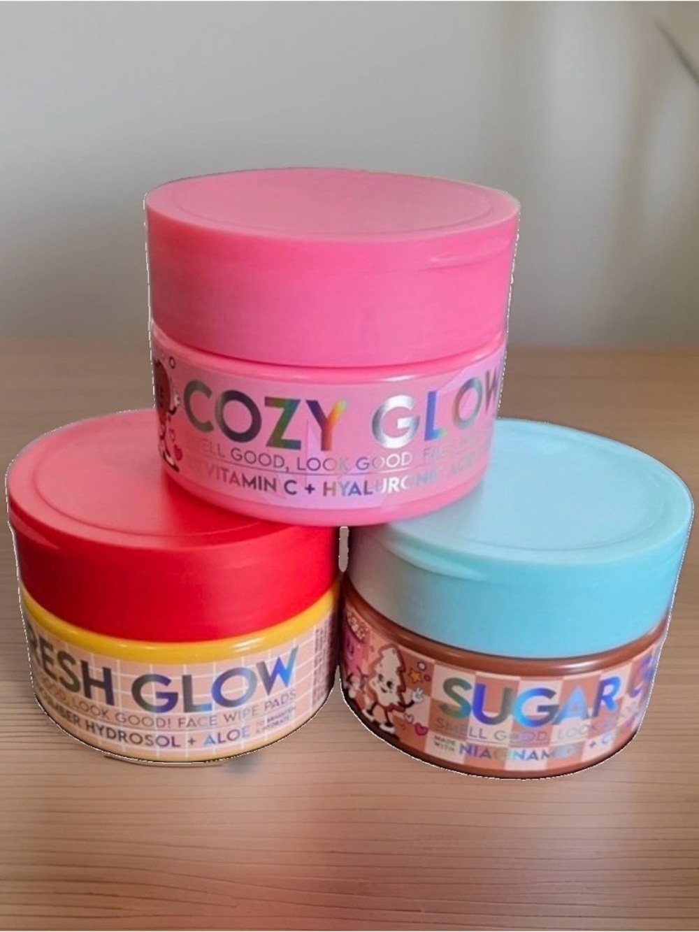 L.A. Colors Cleansing Toner Pads Fresh, Cozy & Sugar Glow Face Wipes Pads